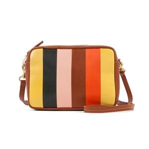 Clare v new midi sac stripe crossbody bag